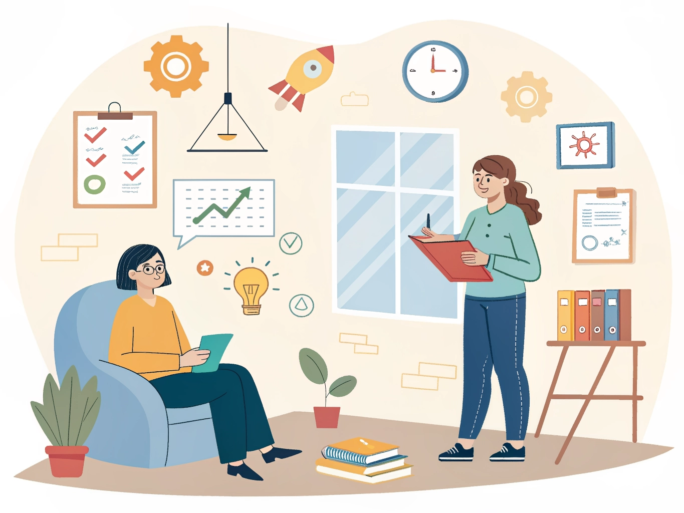 Illustration bilan de compétences